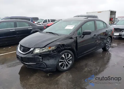 2015 Honda Civic Ex from USA, damaged, VIN 19XFB2F82FE206305